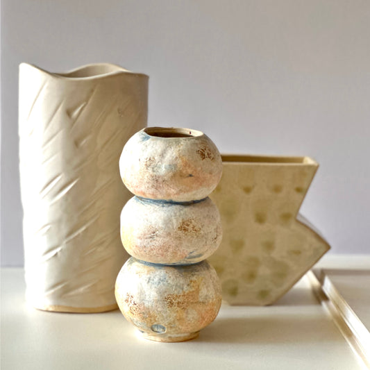 Triple Stone Vase