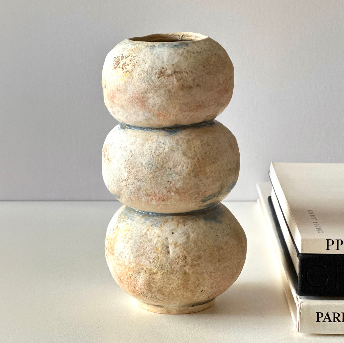 Triple Stone Vase