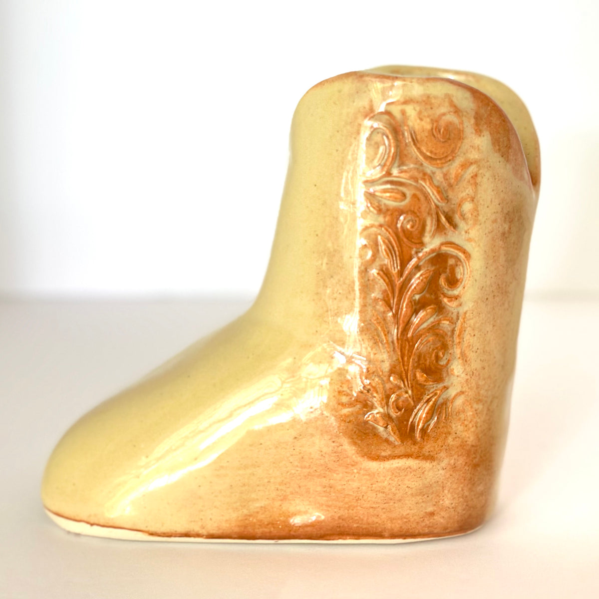Mini Cowboy Boot Vase