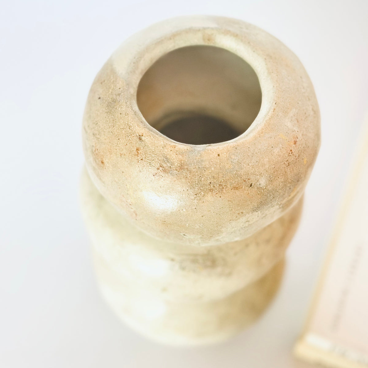 Triple Cream Vase