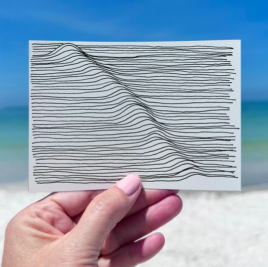 Wave Study Rolling In Slow